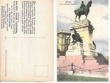 Cartolina milano monumento usato  Catania