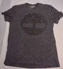 Camiseta Timberland Thread _ Tamanho XL _ Cinza Escuro com Logotipo Grande, usado comprar usado  Enviando para Brazil