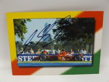 CARTÃO POSTAL ASSINADO À MÃO 6,5" x 4,5" - Michael Schumacher - F1 Ferrari F2001 Brasil, usado comprar usado  Enviando para Brazil