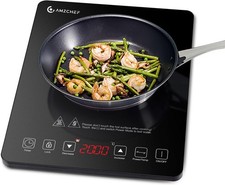 Amzchef induktionskochplatte 2 gebraucht kaufen  Potsdam