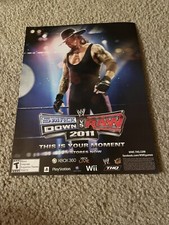 Vintage 2011 WWE SMACKDOWN vs. Pôster impresso anúncio de videogame RAW PS3 UNDERTAKER comprar usado  Enviando para Brazil