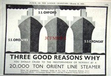 Orient line orontes for sale  SIDCUP