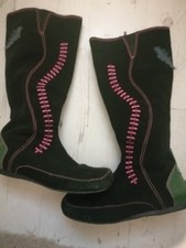 Moshulu suede boots for sale  CHESTERFIELD
