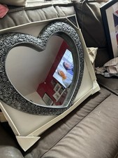 Heart shape mirror for sale  DAGENHAM