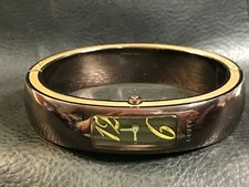 Relógio feminino DKNY Gunmetal bronze pulseira articulada Donna Karan funciona muito bem comprar usado  Enviando para Brazil