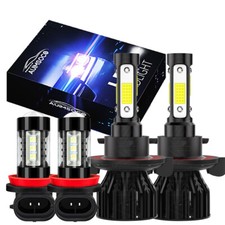 Usado, Para Nissan Sentra 2004-2012 - Farol de LED Hi/Lo + lâmpadas de neblina combo 6000K comprar usado  Enviando para Brazil