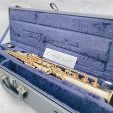Saxofone soprano YAMAHA YSS-82ZR Bb YSS82ZR 82 ZR sax ouro bronze pescoço curva JP, usado comprar usado  Enviando para Brazil