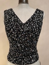 Pailletten top schwarz gebraucht kaufen  Oldenburg (Oldenburg)