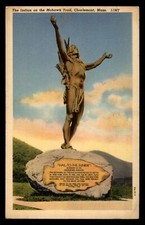 Cartão postal Mayfairstamps US Indian Statue Mohawk Trail aas_54069 comprar usado  Enviando para Brazil