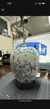 Lindo abajur de mesa de porcelana vintage chinês azul branco chinoiserie comprar usado Lindo abajur de mesa de porcelana vintage chinês azul branco chinoiserie comprar usado  Enviando para Brazil