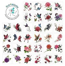 Faketattoo blumen schmetterlin gebraucht kaufen  Hannover