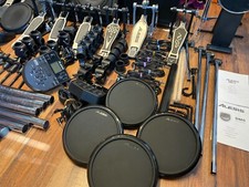 REPUESTOS ALALESIS DM6: MÓDULO TELAR ABRAZADERA DE PEDAL SNARE RIDE CRASH TOM KICK HH segunda mano  Embacar hacia Mexico