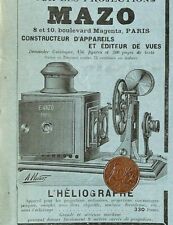 Paris heliographe mazo d'occasion  Ouzouer-sur-Loire