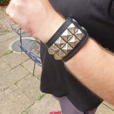 Leather studded punk for sale  LINCOLN