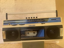 Gravador de rádio vintage Boombox Sharp QT242BW reprodutor de cassete comprar usado  Enviando para Brazil