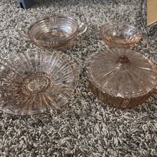 Vintage pink glass for sale  Normal