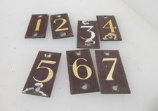 Vintage enamel numbers for sale  HARROGATE