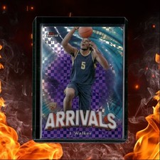 Usado, Refrator quadriculado roxo 2023-24 Topps Finest NBA Jarace Walker Arrivals comprar usado  Enviando para Brazil