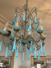 Lustre opaline bleu d'occasion  Fontainebleau