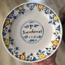Ancienne assiette faience d'occasion  Ham