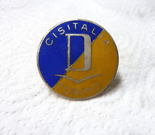 CISITALIA TORINO STEMMA SMALTATO EMBLEMA FREGIO AUTO SCRITTA VINTAGE BADGE comprar usado  Enviando para Brazil