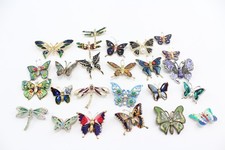 enamel dragonfly brooch for sale  LEEDS