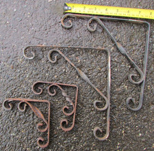 vintage shelf brackets for sale  PENRYN