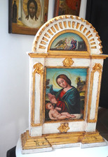 Antico altarino legno usato  San Martino Buon Albergo