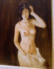 Nudo femminile olio usato  Palermo