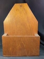 Suporte de parede vintage para cartas cartas organizador de correio madeira meados do século exclusivo comprar usado  Enviando para Brazil