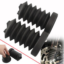 Par de Amortecedor Preto Garfo de Borracha Gaiter Gator Boot Cover para Harley Touring comprar usado  Enviando para Brazil