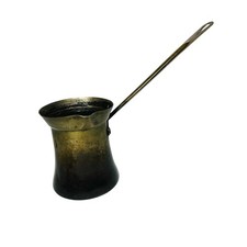 Cafeteira turca vintage bronze feita no Líbano #5 fazenda primitiva comprar usado  Enviando para Brazil