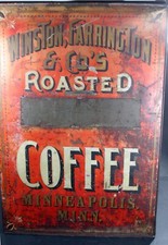 vintage Winston and Farrington co café torrado lata grande minneapolis minn comprar usado  Enviando para Brazil