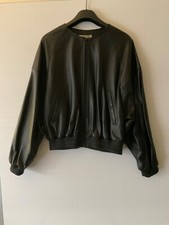 Soft leather collarless for sale  LONDON