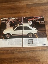 Original 1983 Escort RS1600i Mk3 revista quadro publicitário pronto arte de parede homem caverna comprar usado  Enviando para Brazil