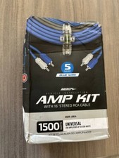 Kit de AMP para Veículo Metra WM-AK4 – Calibre 5 1500W com 16’ RCA – Usado comprar usado  Enviando para Brazil