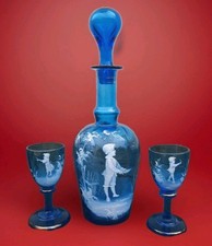 Superbe carafe verre d'occasion  Semblançay