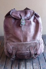 Rucksack braun leder gebraucht kaufen  Ladenburg