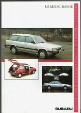 Subaru range 1987 for sale  UK