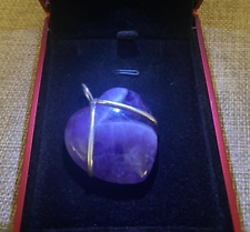 Genuine amethyst heart for sale  Pittsburgh