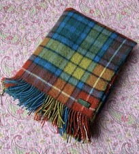 Wool tartan blanket for sale  NEWTON STEWART