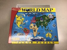 Melissa doug map for sale  Garden