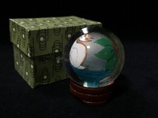 O1827 / Vidrio / Bola De Vidrio OKIMONO / Vintage Japonés comprar usado  Enviando para Brazil