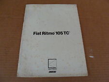 Manuale dati tecnici usato  Santena