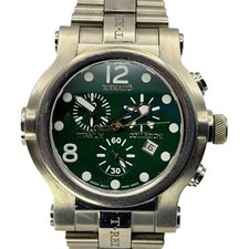Relógio masculino RENATO COLLECTZIONI T-REX TITANIUM com movimento suíço verde retrô clássico, usado comprar usado  Enviando para Brazil