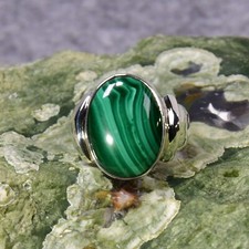 Malachit ring 925er gebraucht kaufen  Berlin