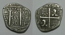 Usado, ZALDI2010 - CARLOS II , 8 REALES DE 1690 POTOSI , COPIA , COPY , 14,53 g . PLATA comprar usado  Enviando para Brazil