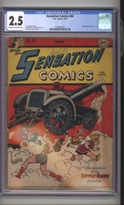 Sensation Comics 64 CGC 2,5 H.G. Capa e arte Peter. História de texto de John Broome. 1947 comprar usado  Enviando para Brazil