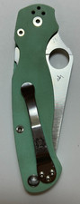 Spyderco paramilitary teal for sale  East Falmouth
