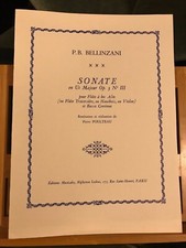 Bellinzani sonate opus d'occasion  Rennes